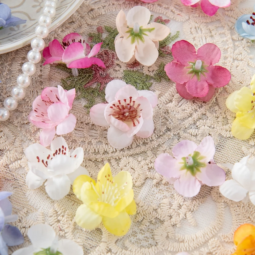 50/100PCS Small Peach Blossom Artificial Flower Home Bedroom Wall Decorative Wreath Wedding Bridal Colorful Headwear Accessories
50/100PCS Small Peach Blossom Artificial Flower Home Bedroom Wall Decorative Wreath Wedding Bridal Colorful Headwear Accessories