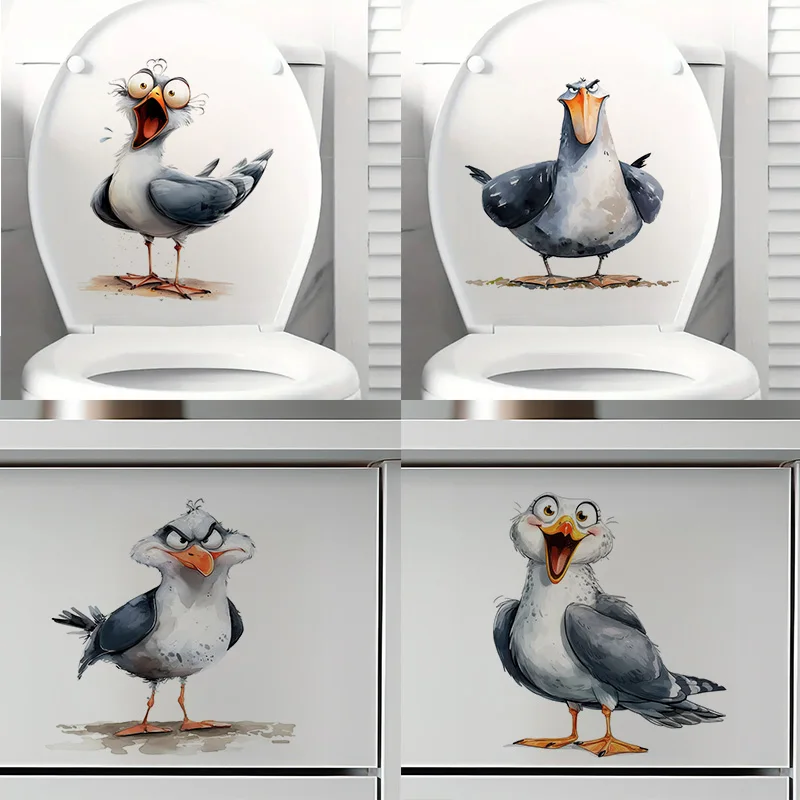 Cute Seagull Toilet Stickers, Bright Wall for Home, Cabinet, Door,Decoration, Vinyl Car Decals, Art Wallpaper
Cute Seagull Toilet Stickers, Bright Wall for Home, Cabinet, Door,Decoration, Vinyl Car Decals, Art Wallpaper