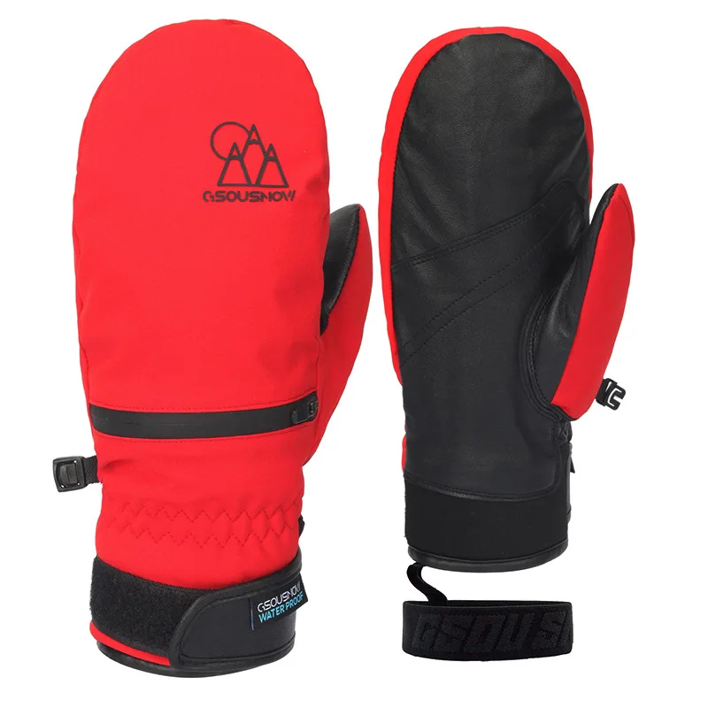 Ski Gloves Women Waterproof Professional Stuffy Sheepskin with Snow Card Pocket Inside Five-finger Riding Snowboard Gloves Men
Ski Gloves Women Waterproof Professional Stuffy Sheepskin with Snow Card Pocket Inside Five-finger Riding Snowboard Gloves Men