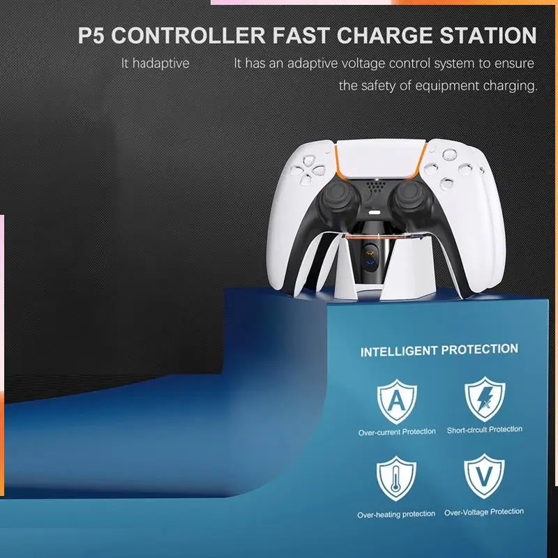 A92Z Dual Fast Charger For PS5 Controller Charger Station Charging Cradle Dock Station With LED Indicator For PS5 Dualsense
A92Z Dual Fast Charger For PS5 Controller Charger Station Charging Cradle Dock Station With LED Indicator For PS5 Dualsense