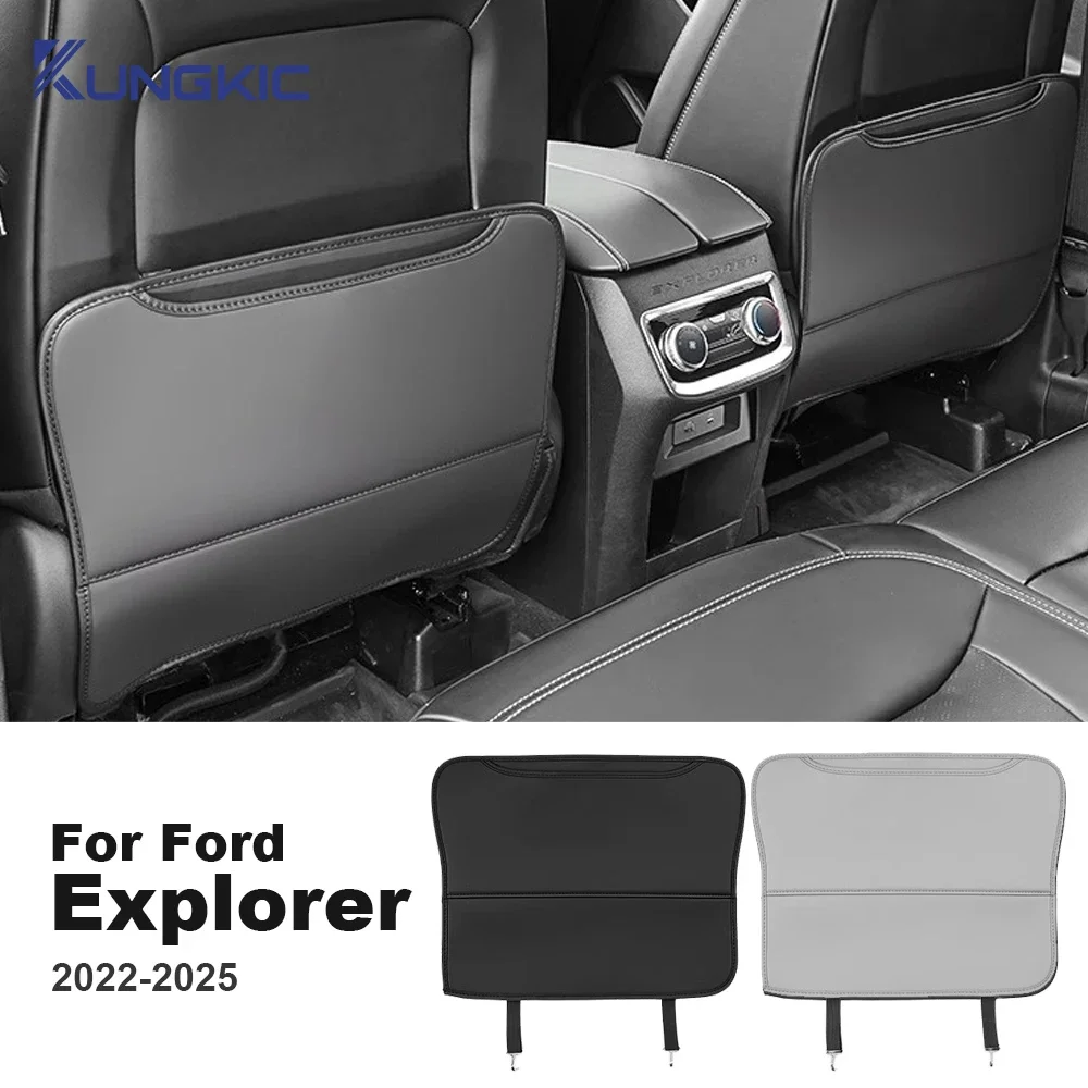 Для Ford Explorer 2022-2025: Защитный коврик из искусственной кожи на спинку сиденья автомобиля, накладка от грязи и царапин для заднего сиденья
Для Ford Explorer 2022-2025: Защитный коврик из искусственной кожи на спинку сиденья автомобиля, накладка от грязи и царапин для заднего сиденья