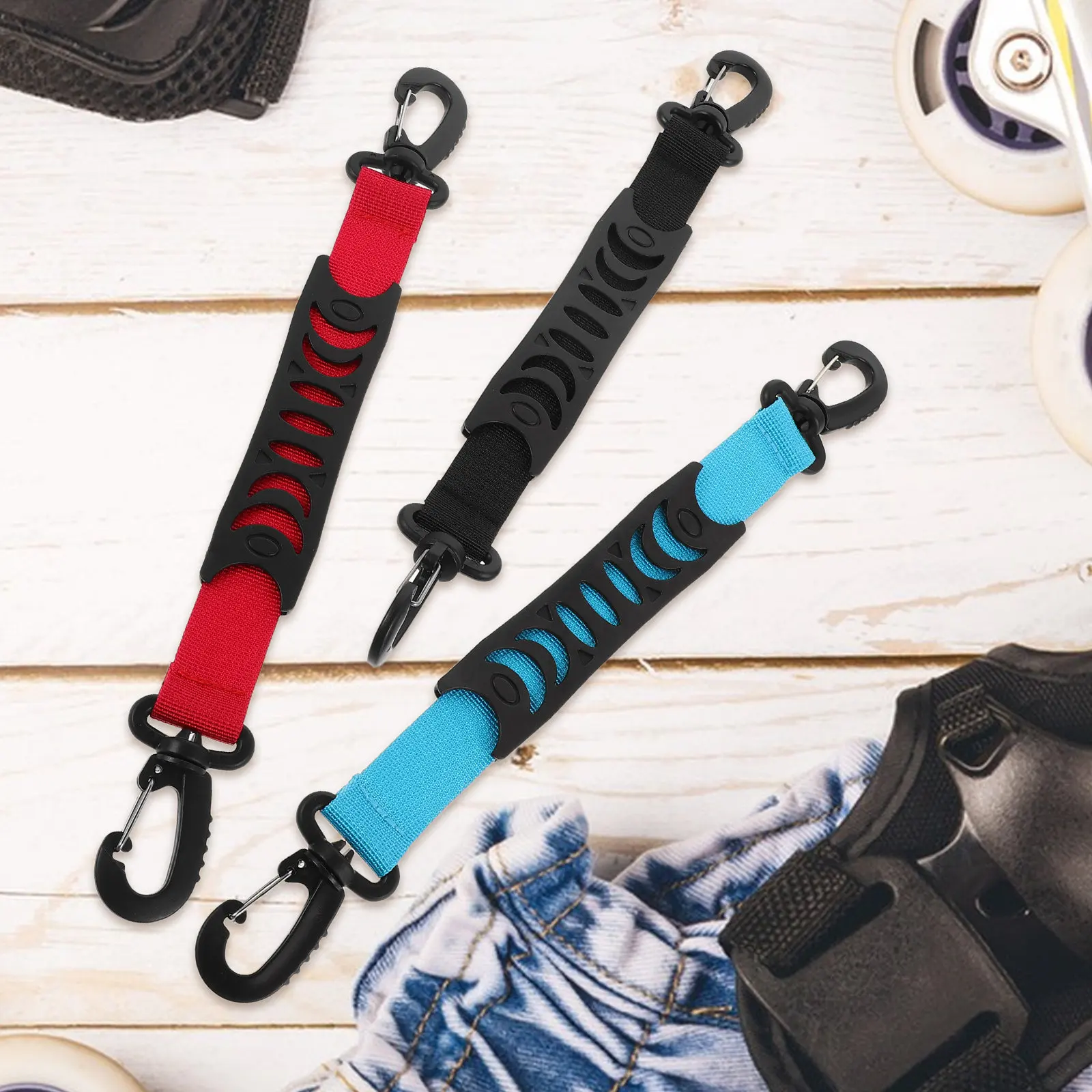 6pcs Ice Skate Leash Ski Boots Carrier Strap Adjustable For Roller Skating Snowboard Boots Transport Strap Skating Gear
6pcs Ice Skate Leash Ski Boots Carrier Strap Adjustable For Roller Skating Snowboard Boots Transport Strap Skating Gear