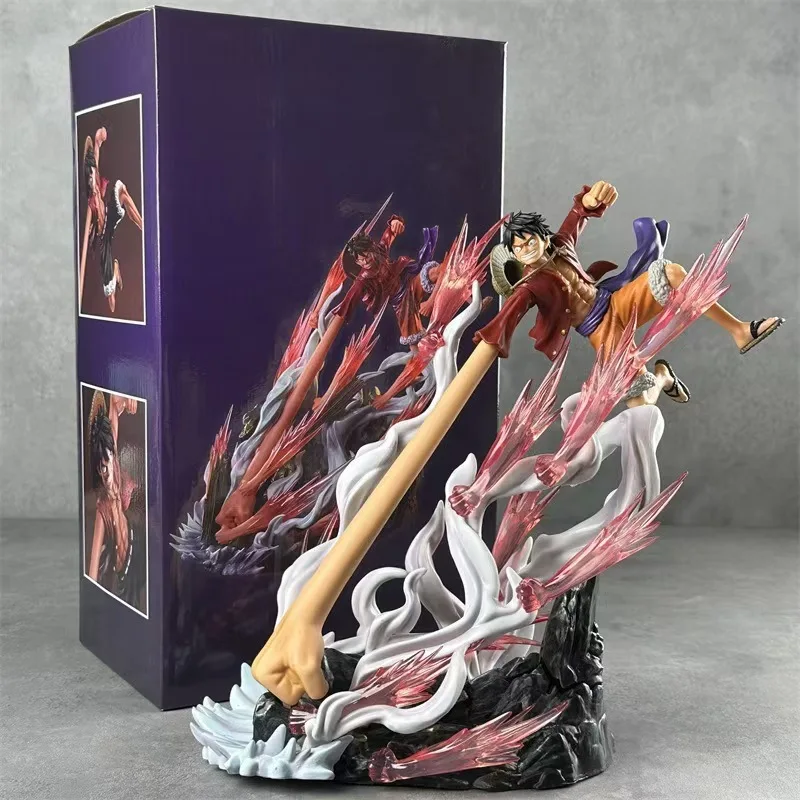 30Cm bandai ONE PIECE GK long mobile phone gun Luffy, judicial island, battle form, model, ornament, boxed figure gift pvc
30Cm bandai ONE PIECE GK long mobile phone gun Luffy, judicial island, battle form, model, ornament, boxed figure gift pvc