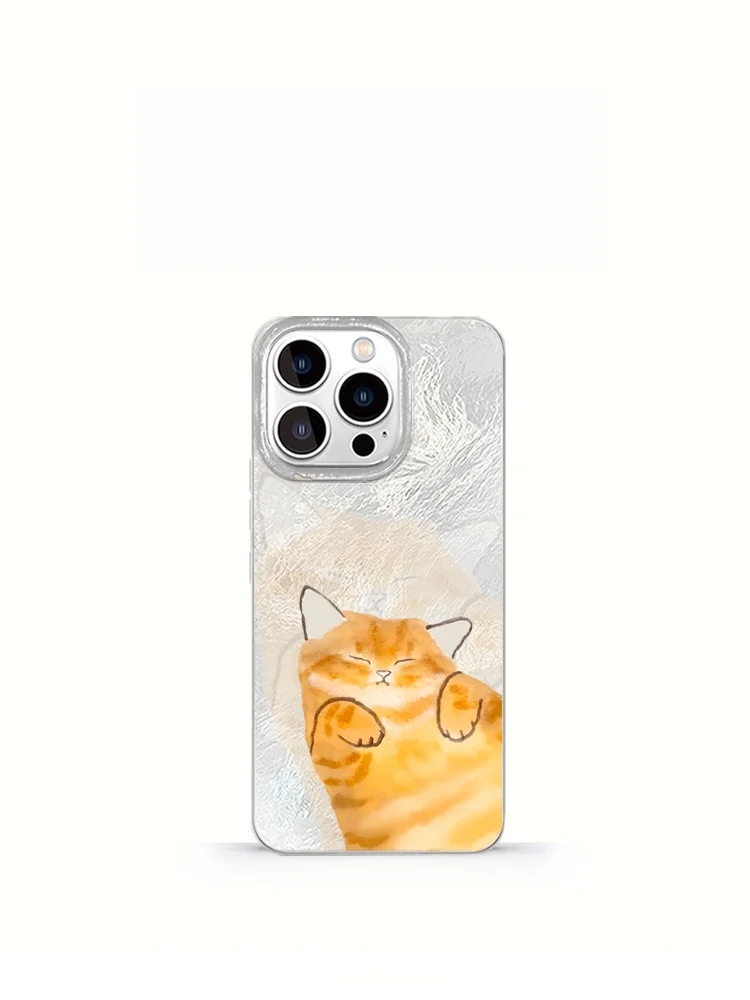 Jiucat Orange Phone Case for 16promax Full Cover Anti-fall Creative Personalized Cartoon Cute with Chain Female Model
Jiucat Orange Phone Case for 16promax Full Cover Anti-fall Creative Personalized Cartoon Cute with Chain Female Model