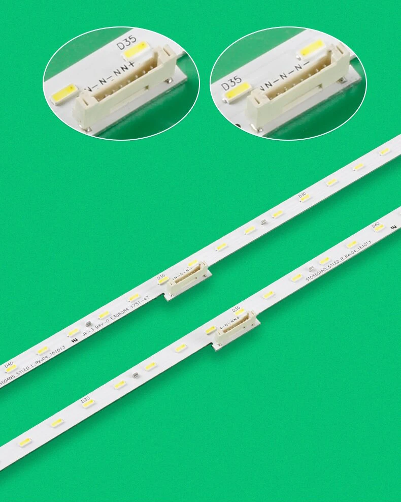 LED Backlight Strip for Sony STO550AP5 R STO550AN5 L KD-55X720E KD-55XE7093 KD-55XE7002 V550QWSE05 LSY550FN02-A02
LED Backlight Strip for Sony STO550AP5 R STO550AN5 L KD-55X720E KD-55XE7093 KD-55XE7002 V550QWSE05 LSY550FN02-A02