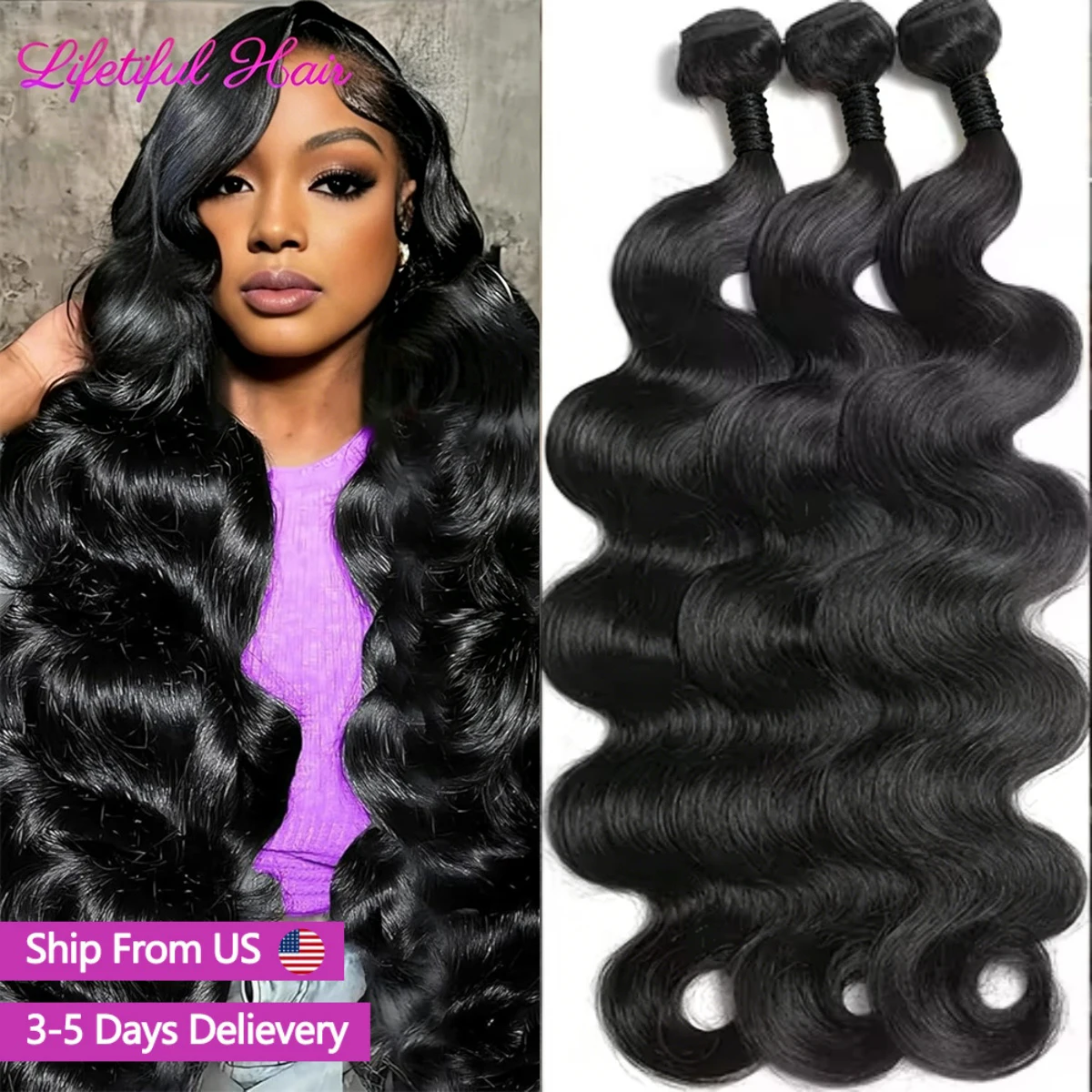 30 32 Inch Body Wave Bundles Human Hair 100% Human Hair Bundles 95g Per Bundle Brazilian Weave Bundles 2-4 Days Delivery
30 32 Inch Body Wave Bundles Human Hair 100% Human Hair Bundles 95g Per Bundle Brazilian Weave Bundles 2-4 Days Delivery