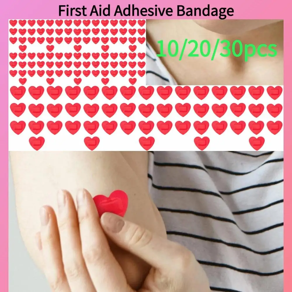 10/20/30pcs Heart-Shaped Band-Aid Patches First Aid Non-woven Fabrics Sticking Care Waterproof Wound Dressing Fabric Patches
10/20/30pcs Heart-Shaped Band-Aid Patches First Aid Non-woven Fabrics Sticking Care Waterproof Wound Dressing Fabric Patches