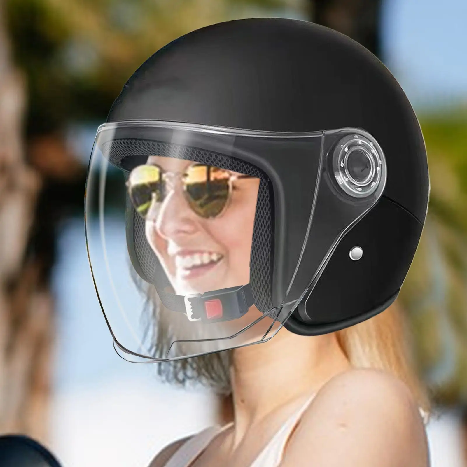 Lightweight Motorcycle Hat Scooter Safety Hat Warm Safe Device Comfortable Headwear for Women Travel Road Trip Adults Men Riding
Lightweight Motorcycle Hat Scooter Safety Hat Warm Safe Device Comfortable Headwear for Women Travel Road Trip Adults Men Riding