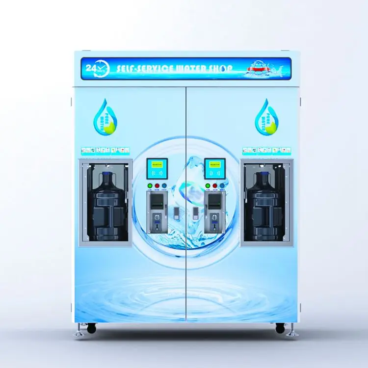 Garages Outdoors Customized Electric RO Reverse Osmosis Water Combo Vending Machine Token Coin/Credit Card Access TDS Monitoring
Garages Outdoors Customized Electric RO Reverse Osmosis Water Combo Vending Machine Token Coin/Credit Card Access TDS Monitoring