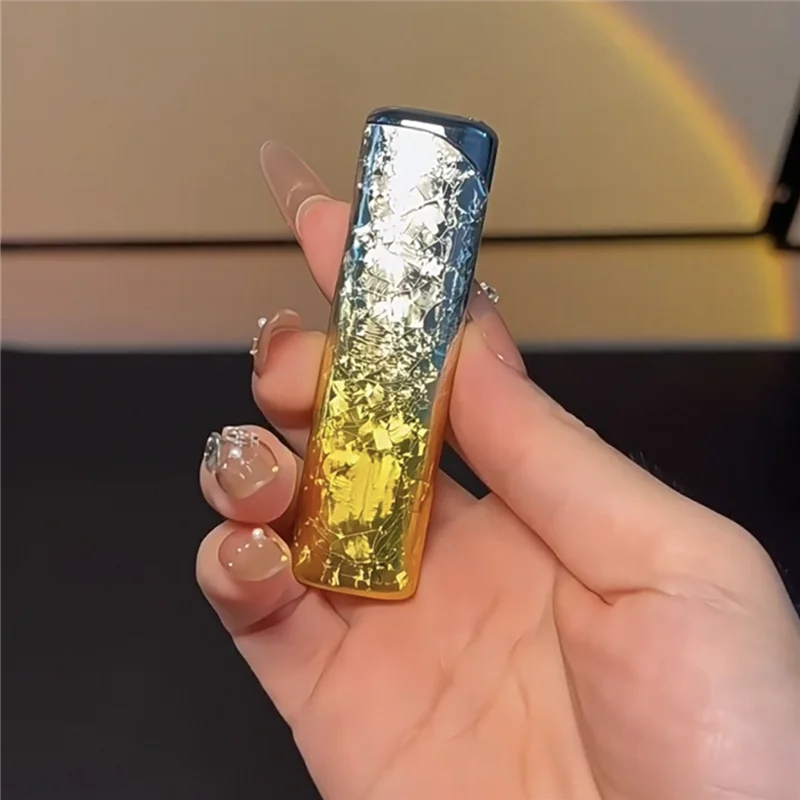 Portable Metal Gradient Ice Flower Inflatable Lighter Windproof Open Flame Butane Gas Lighter High End Women Smoking Gift
Portable Metal Gradient Ice Flower Inflatable Lighter Windproof Open Flame Butane Gas Lighter High End Women Smoking Gift