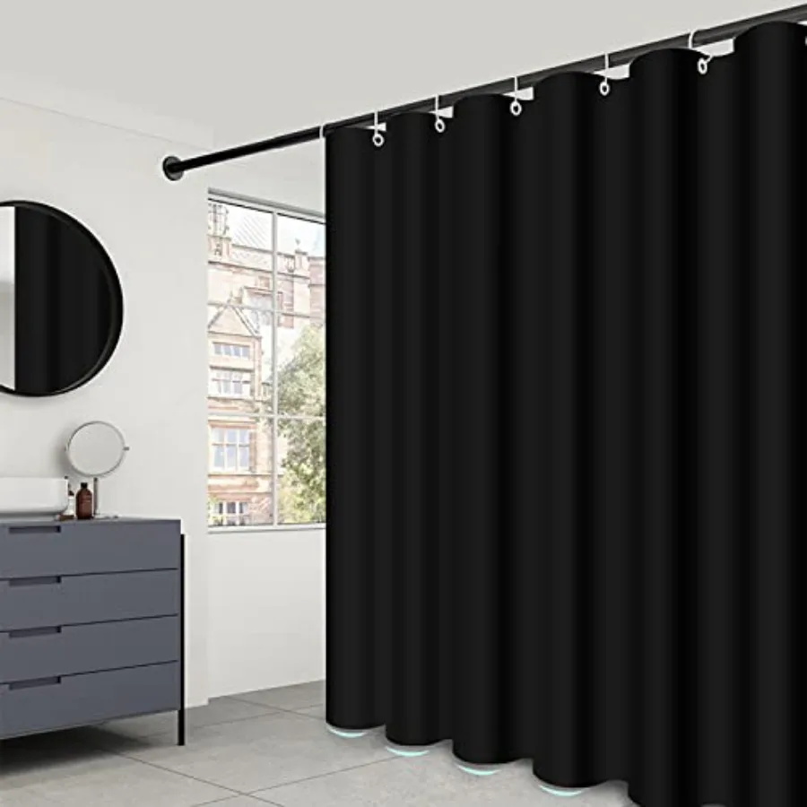 Fabric Shower Curtain Liner, Waterproof Hotel Quality, Bathroom Curtains Rust Resistant Grommets, 72 x 72 Machine Washable
Fabric Shower Curtain Liner, Waterproof Hotel Quality, Bathroom Curtains Rust Resistant Grommets, 72 x 72 Machine Washable