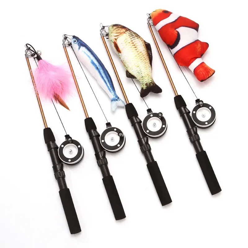 Stretch Super Long Fishing Rod Feather Cat Accessories Interaction Relieve Boredom Small Fish Cat Toy Wholesale Of Pet Products
Stretch Super Long Fishing Rod Feather Cat Accessories Interaction Relieve Boredom Small Fish Cat Toy Wholesale Of Pet Products