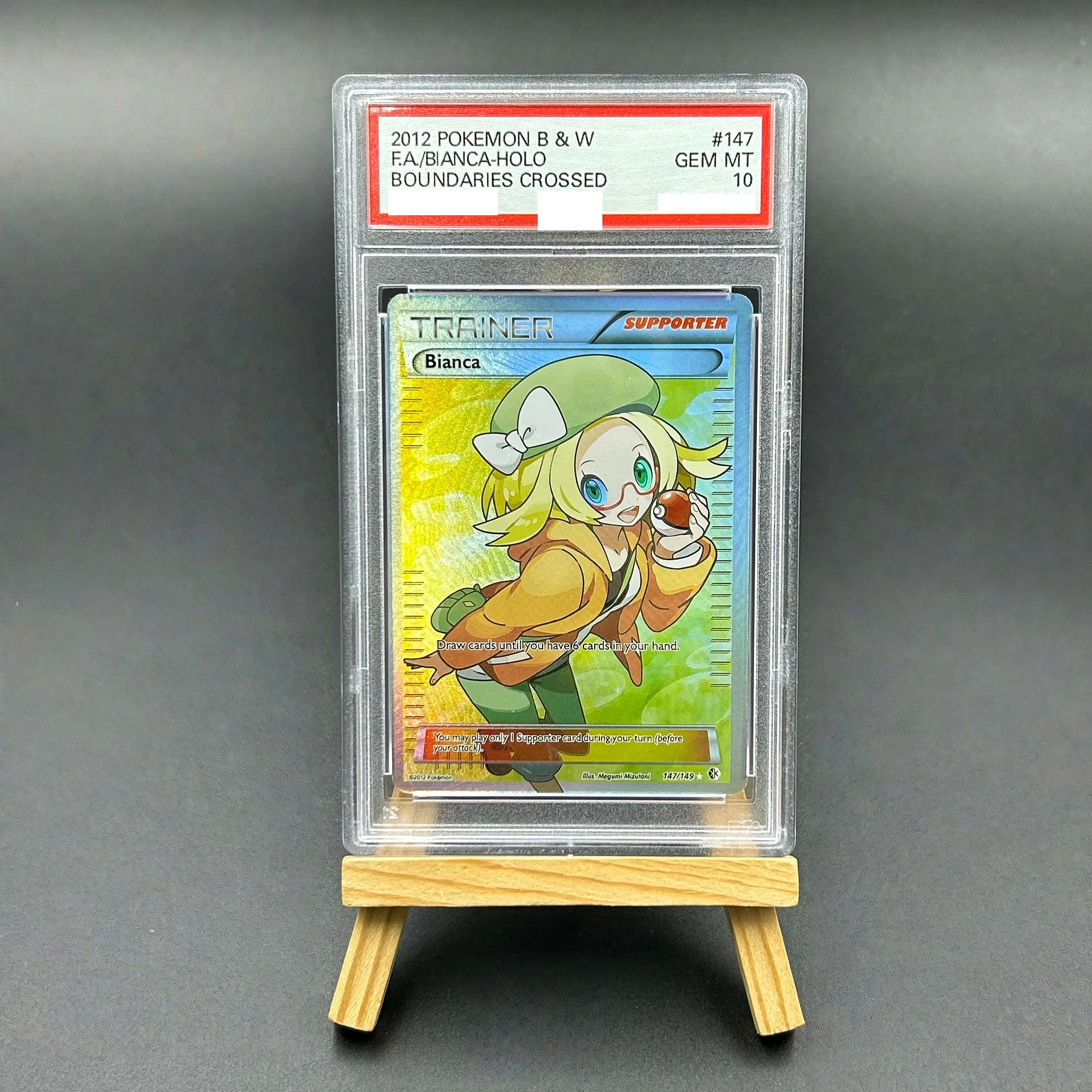 2012 Pokemon B&W Boundaries Crossed Full Art Bianca Holo Textured Card - Gem Mint 10 Collectible TCG
2012 Pokemon B&W Boundaries Crossed Full Art Bianca Holo Textured Card - Gem Mint 10 Collectible TCG