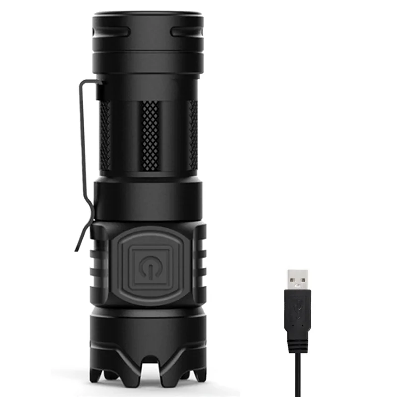 A06T-Strong Light Flashlight USB Rechargeable Fixed Focus Aluminum Alloy Tactical Mini
A06T-Strong Light Flashlight USB Rechargeable Fixed Focus Aluminum Alloy Tactical Mini