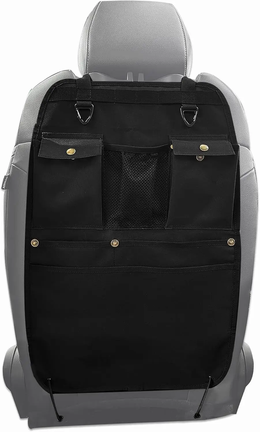 Car Seat Back Organizer with Multiple Pockets and Hooks for Travel
Car Seat Back Organizer with Multiple Pockets and Hooks for Travel