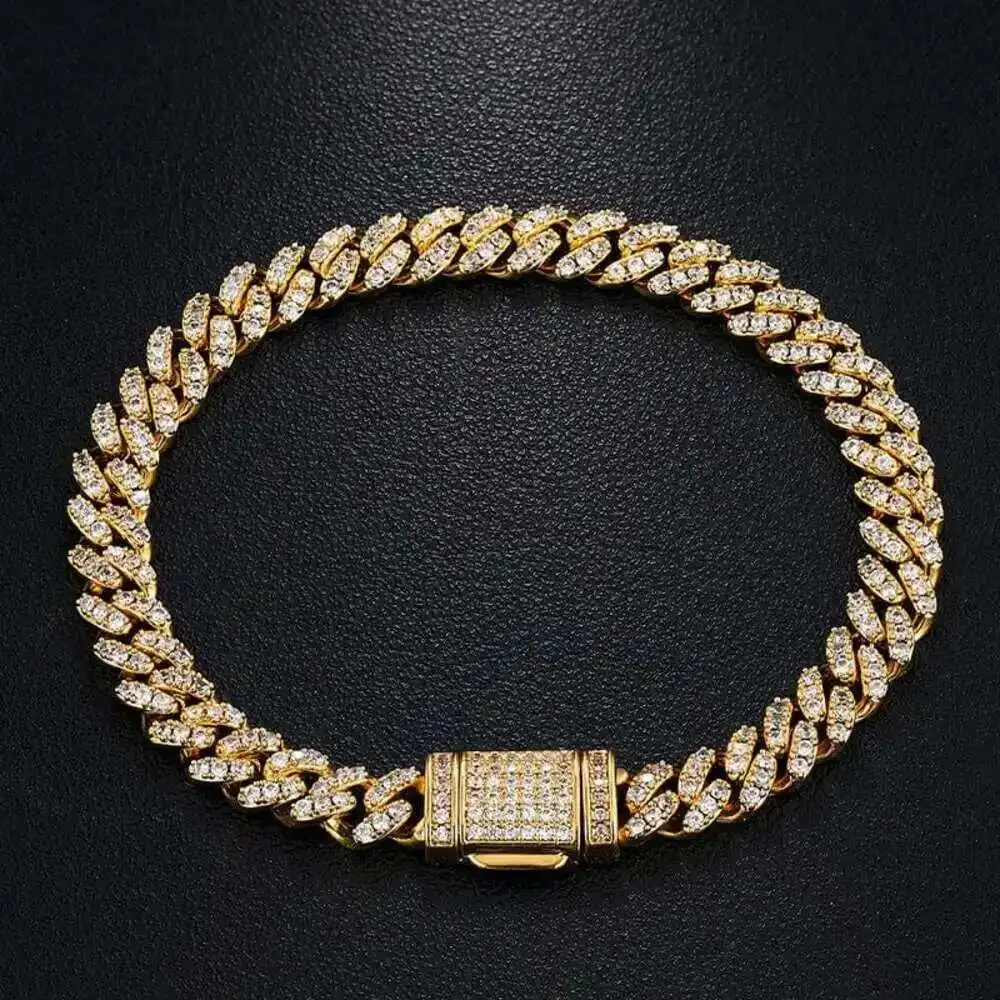 Miami Cuban Chain Solid 925 Silver 6mm Width Gra Certified Diamond Moissanite Cuban Link Bracelet for Women
Miami Cuban Chain Solid 925 Silver 6mm Width Gra Certified Diamond Moissanite Cuban Link Bracelet for Women
