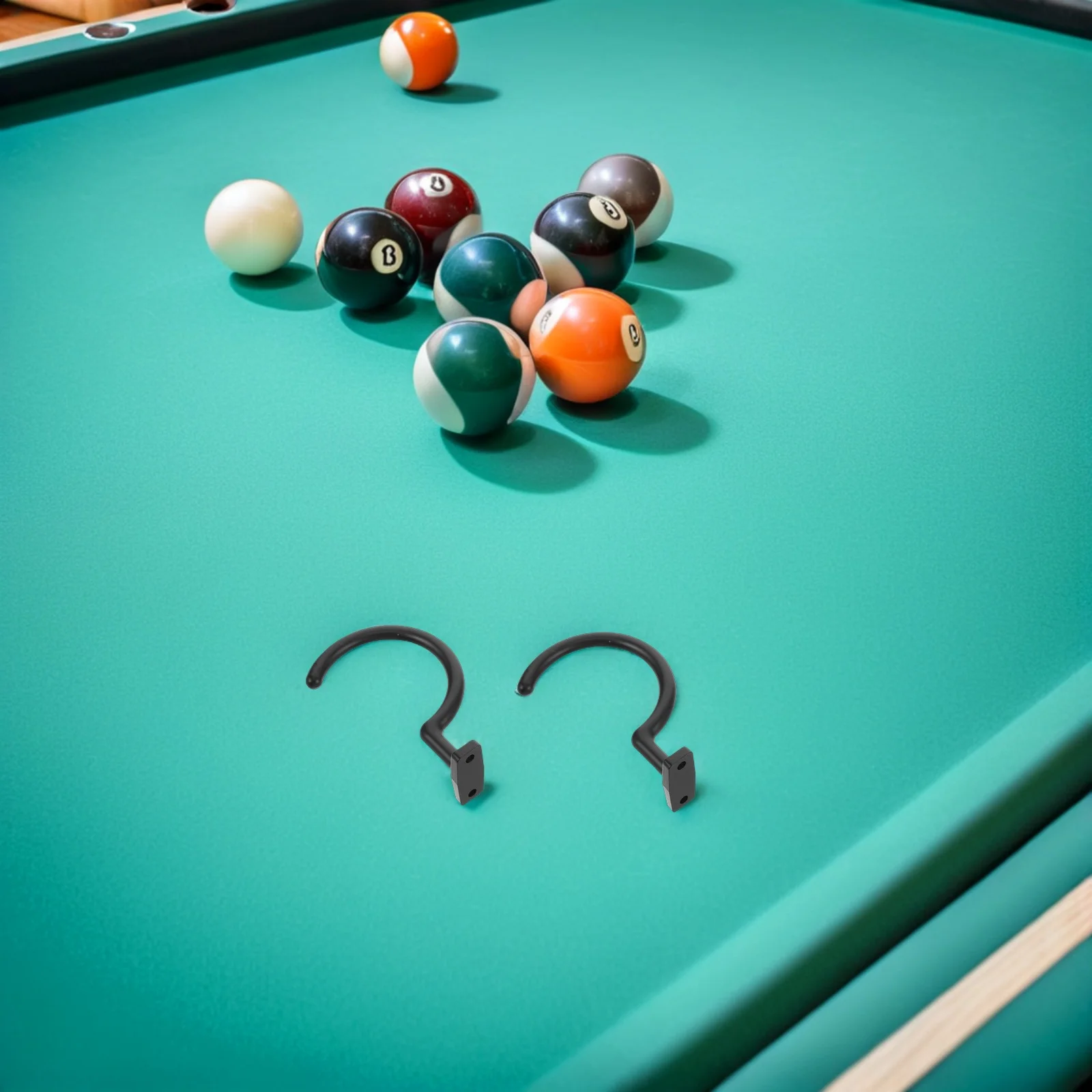 4pcs Billiard Table Hook Metal Pool Cue Organizer Snooker Hanging Holder Scratchproof Under Table Storage For Room Billiards
4pcs Billiard Table Hook Metal Pool Cue Organizer Snooker Hanging Holder Scratchproof Under Table Storage For Room Billiards