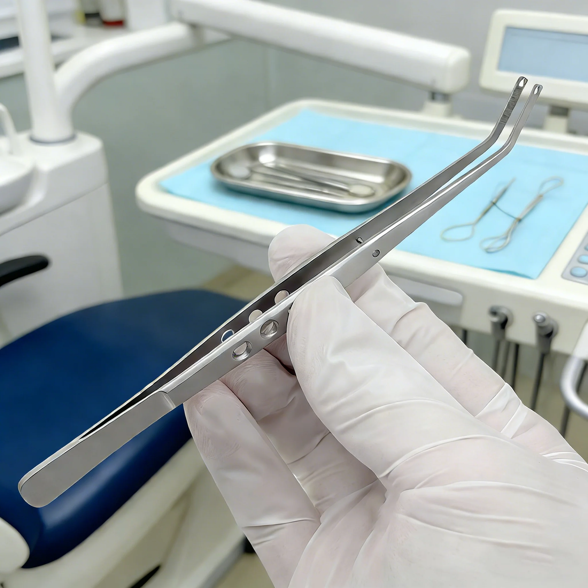 Dental Surgical Suture Tweezers with Hole Serrated Tip Operation Stitching Forceps Corn Tweezers Dressing Tool for Surgery
Dental Surgical Suture Tweezers with Hole Serrated Tip Operation Stitching Forceps Corn Tweezers Dressing Tool for Surgery