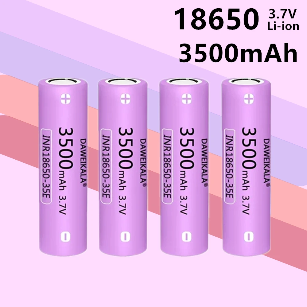 100% Original Daweikala Lii-35A 18650 3500mAh 3.7V Li-Ion Rechargeable Battery 10A Lithium Battery High Drain For Flashinglight
100% Original Daweikala Lii-35A 18650 3500mAh 3.7V Li-Ion Rechargeable Battery 10A Lithium Battery High Drain For Flashinglight
