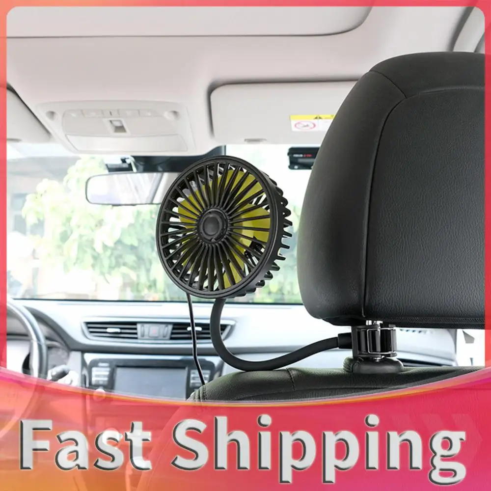 Electric Car Cooling Fan 360 Rotation Auto Headrest Ventilation Fan USB 5V Auto Rear Seat Air Fan 3 Speed Adjustable for Summer
Electric Car Cooling Fan 360 Rotation Auto Headrest Ventilation Fan USB 5V Auto Rear Seat Air Fan 3 Speed Adjustable for Summer