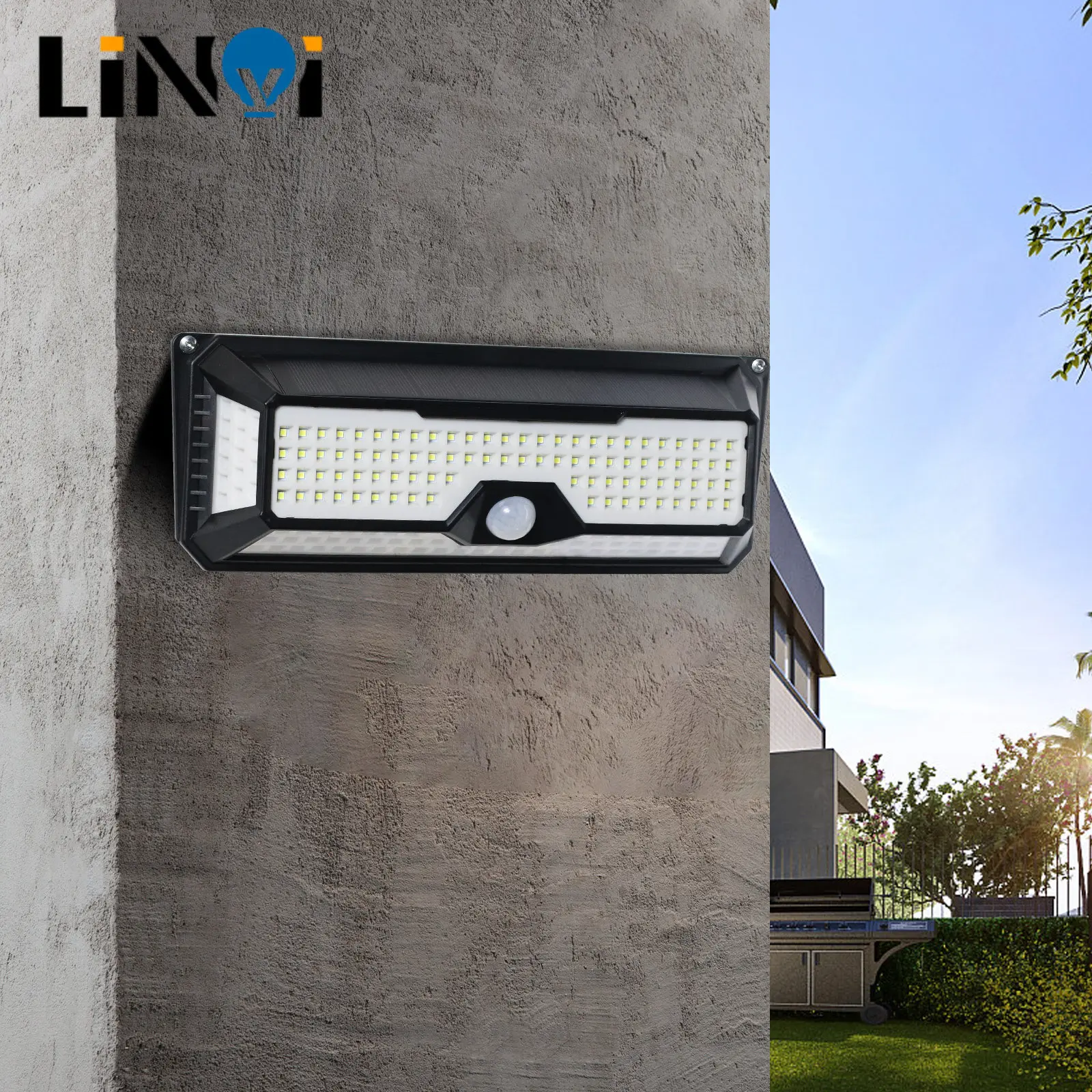 Solar Lights Outdoor LED - Solar Motion Sensor Lights - IP65 Waterproof Solar Powered for Garden Patio Yard Street Security
Solar Lights Outdoor LED - Solar Motion Sensor Lights - IP65 Waterproof Solar Powered for Garden Patio Yard Street Security