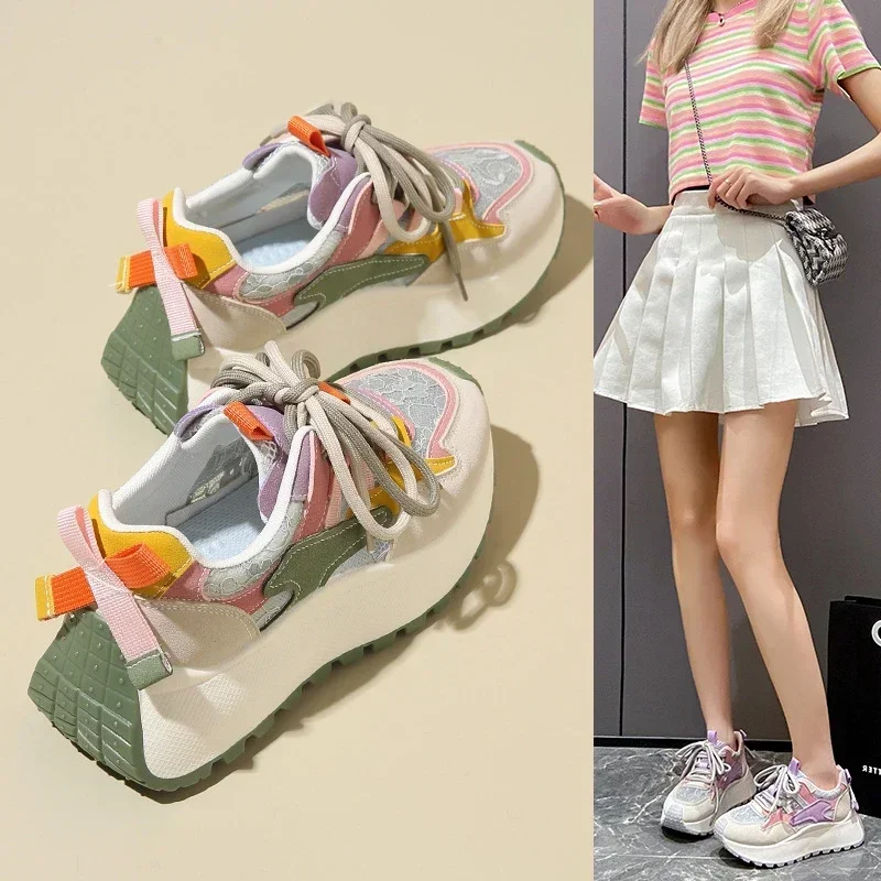 Woman Lightweight Non Slip Sports Shoes Women Summer New Breathable Platform Sneakers Ladies Casual Comfortable Vulcanize Shoes
Woman Lightweight Non Slip Sports Shoes Women Summer New Breathable Platform Sneakers Ladies Casual Comfortable Vulcanize Shoes