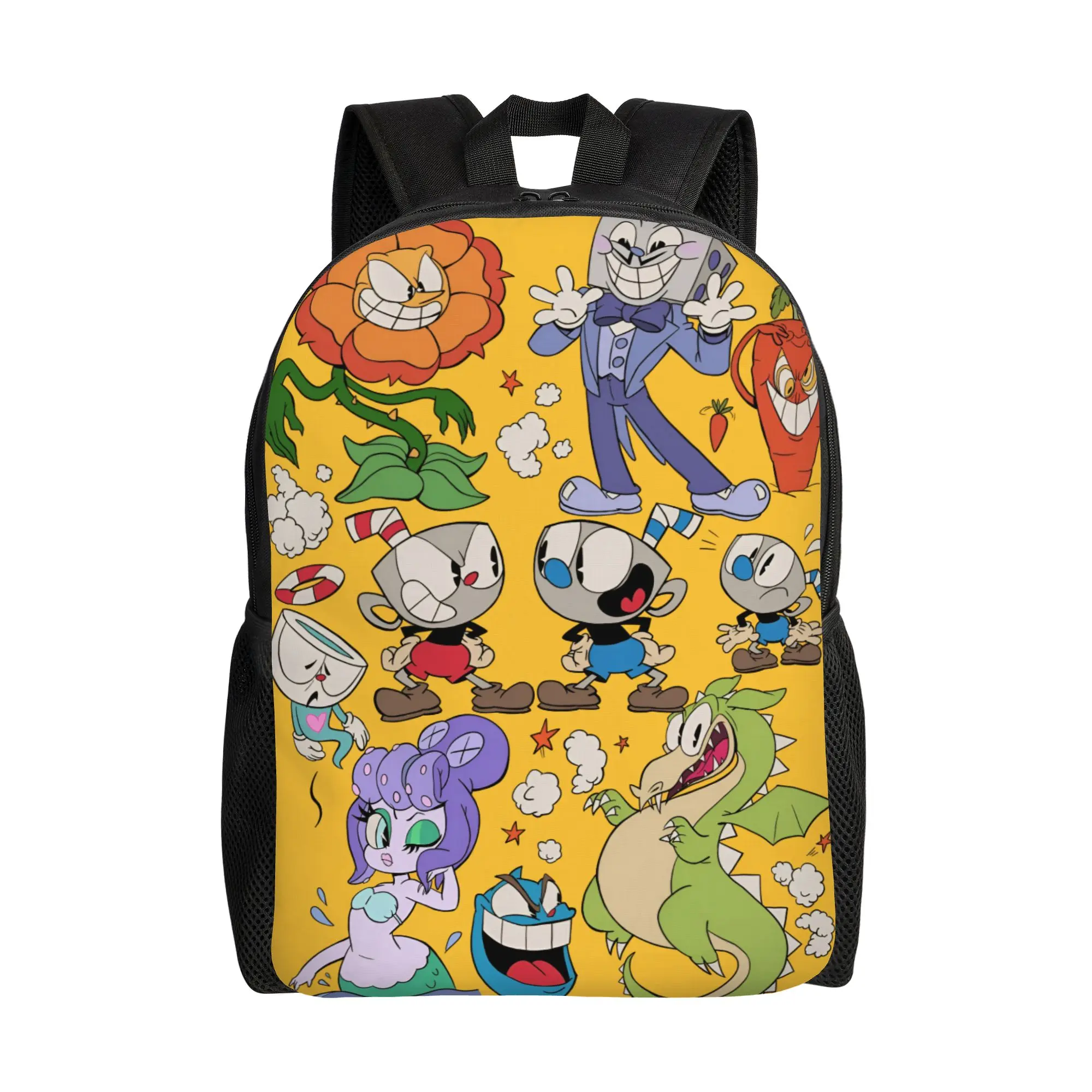 Custom Gothic Vintage Retro Cartoons C-Cupheades Backpack for Men Women School College Student Bookbag Fits 15 Inch Laptop Bags
Custom Gothic Vintage Retro Cartoons C-Cupheades Backpack for Men Women School College Student Bookbag Fits 15 Inch Laptop Bags