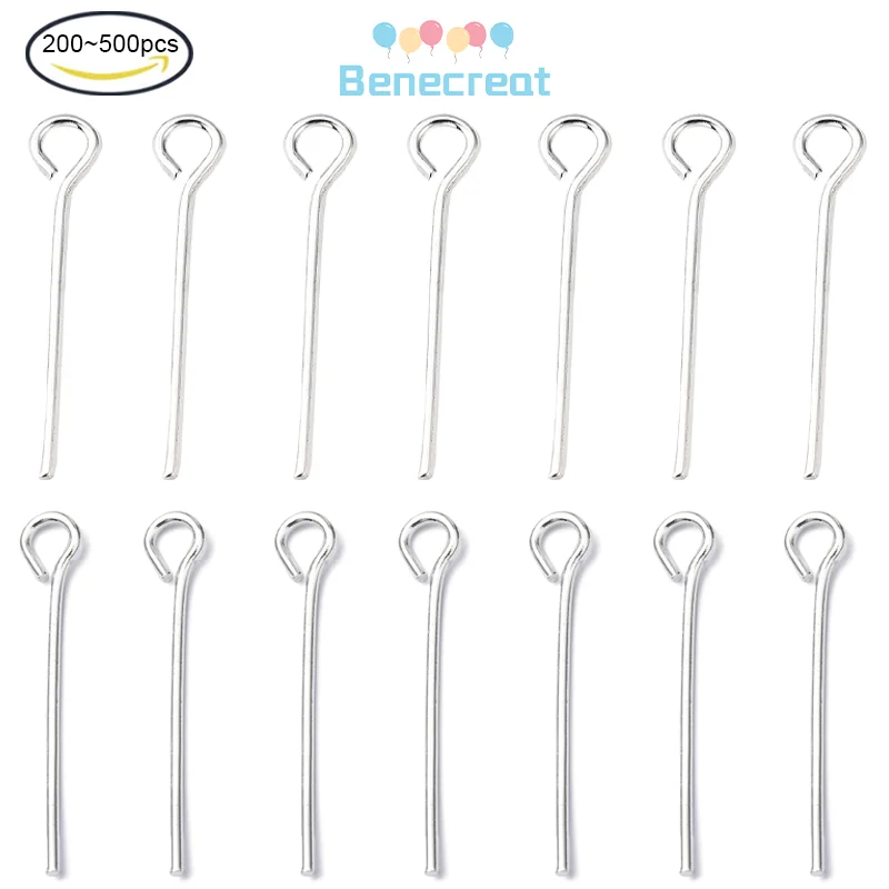 200-500PCS Silver Color Plated Iron Eye Pin 20x0.7x2mm for Jewelry Necklace Making DIY
200-500PCS Silver Color Plated Iron Eye Pin 20x0.7x2mm for Jewelry Necklace Making DIY