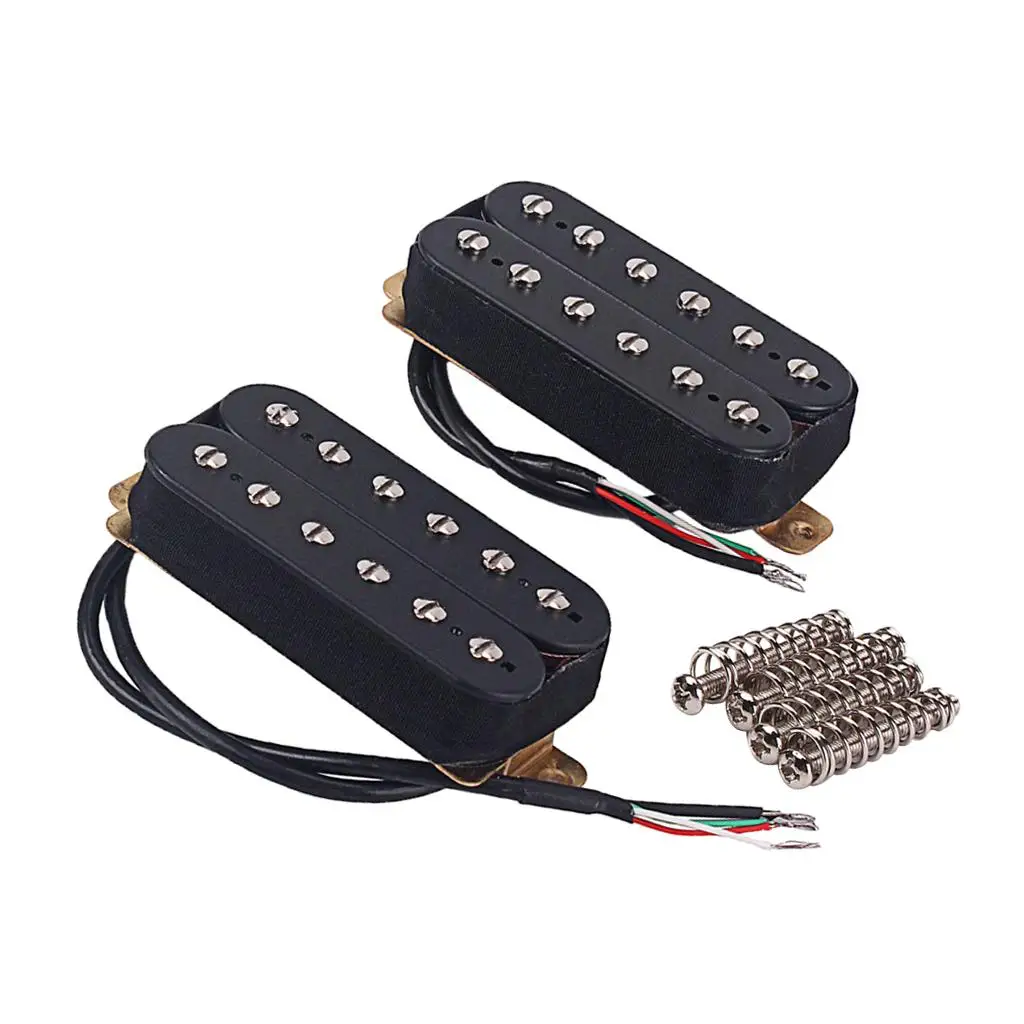 Double Coil Alnico 8 Humbucker Pickup Guitar Accessories Replacement Kit for Electric Guitar Neck Bridge
Double Coil Alnico 8 Humbucker Pickup Guitar Accessories Replacement Kit for Electric Guitar Neck Bridge