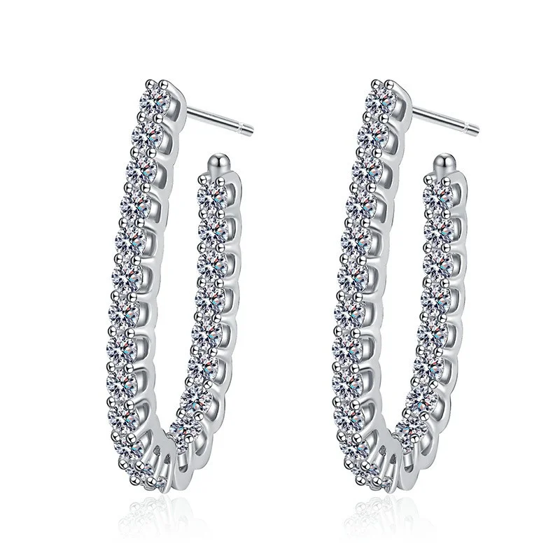 E085Lefei Fashion Classic Luxury High Quality Full Moissanite Trendy Shape U Earring For Women 925 Sterling Silver Party Jewelry
E085Lefei Fashion Classic Luxury High Quality Full Moissanite Trendy Shape U Earring For Women 925 Sterling Silver Party Jewelry