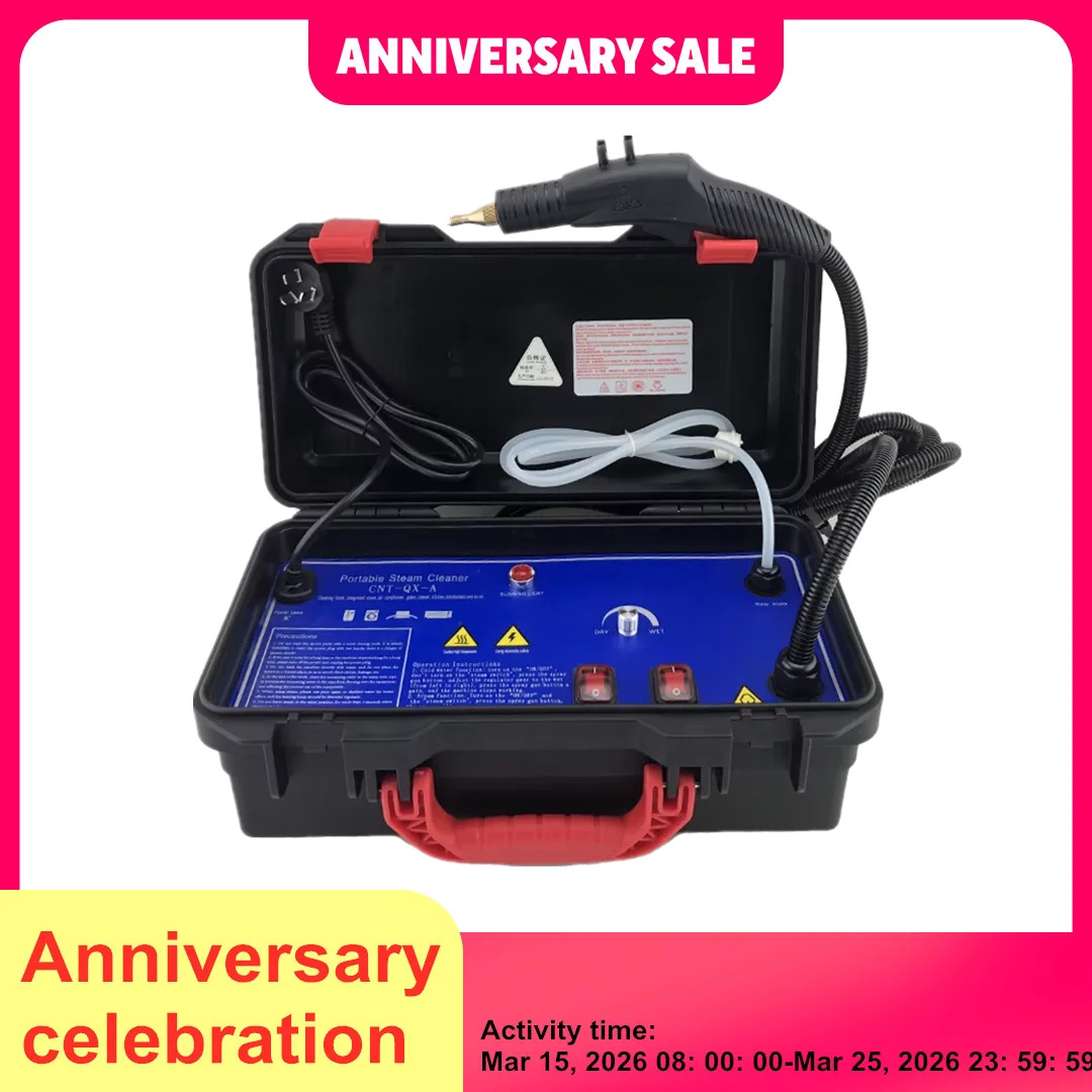 Electric Steam Cleaner High Temperature And Pressure Sterilization Jet Washer Machine for Home Kitchen Hood Car Air Conditioner
Electric Steam Cleaner High Temperature And Pressure Sterilization Jet Washer Machine for Home Kitchen Hood Car Air Conditioner