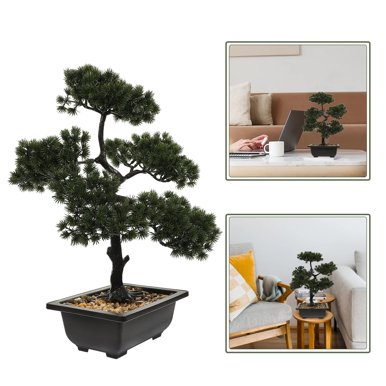 Simulated Welcoming Pine Bonsai Artificial Indoor Plants Decor Faux Green Potted Plant Home Office Room Ornament Non
Simulated Welcoming Pine Bonsai Artificial Indoor Plants Decor Faux Green Potted Plant Home Office Room Ornament Non
