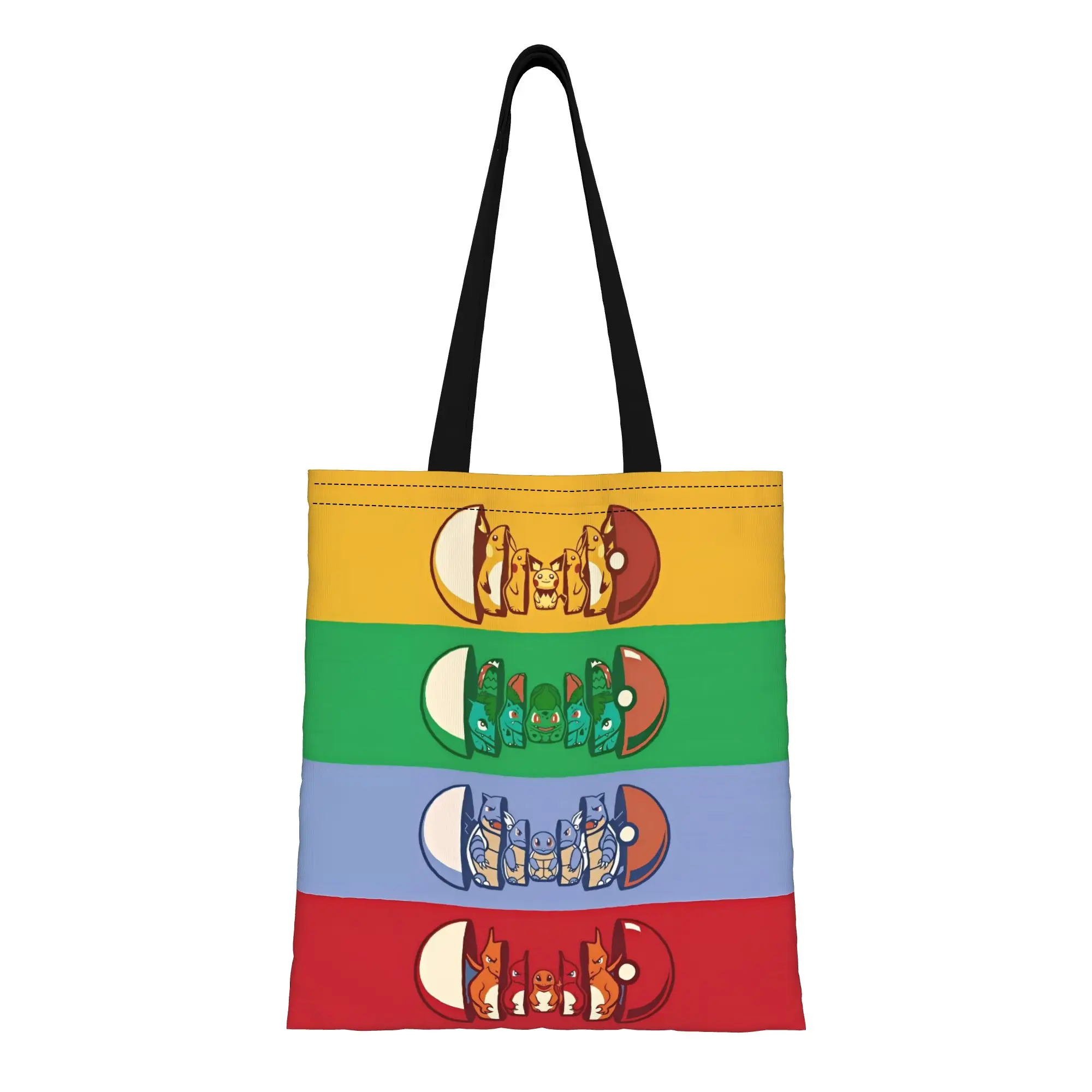 Starter Pokemon Canvas Tote Bag Perfect for Travel Women's Top-Handle Bags
Starter Pokemon Canvas Tote Bag Perfect for Travel Women's Top-Handle Bags