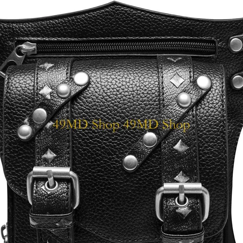 49MD Steampunk Waist Bag Fanny Pack Fashion Gothic Leather Shoulder Crossbody Bags Thigh Leg Hip Holster Purse Travel
49MD Steampunk Waist Bag Fanny Pack Fashion Gothic Leather Shoulder Crossbody Bags Thigh Leg Hip Holster Purse Travel