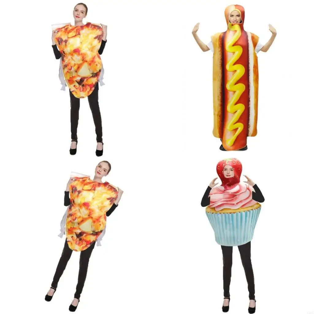 Realistic Fancy Dress Costume Adult Funny Pizza Hamburger Outfit X3UC
Realistic Fancy Dress Costume Adult Funny Pizza Hamburger Outfit X3UC