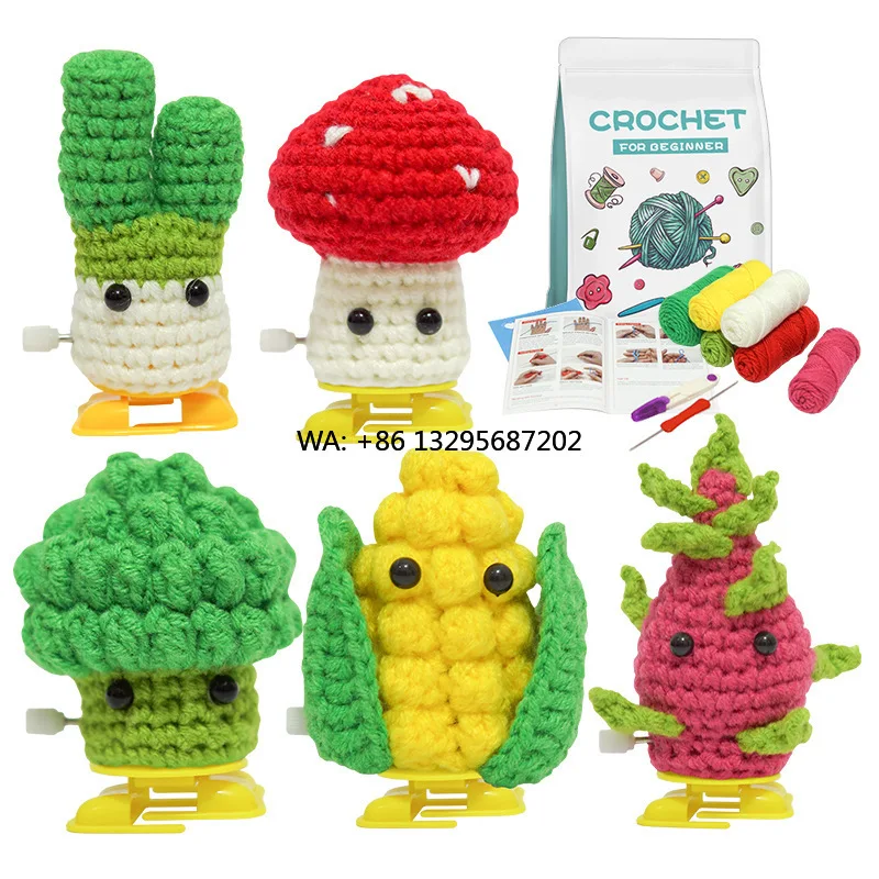 Crochet Kit Creative Cartoon Series Quirky Walking Vegetables Handmade Fabric Decorations Material Package Non-finished Products
Crochet Kit Creative Cartoon Series Quirky Walking Vegetables Handmade Fabric Decorations Material Package Non-finished Products