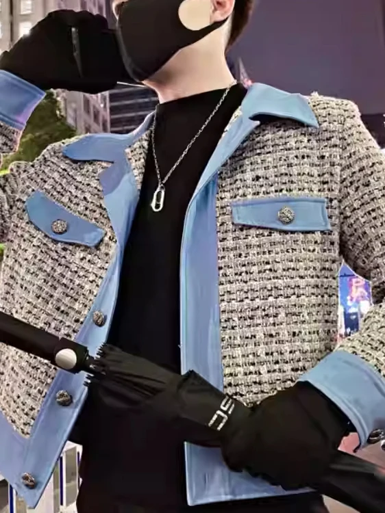Faionable Contrast Color Splicing Jaet Men's Spring Autumn New Sle Luxury Sensation Turn-down Collar Outerwear Street S...
Faionable Contrast Color Splicing Jaet Men's Spring Autumn New Sle Luxury Sensation Turn-down Collar Outerwear Street S...