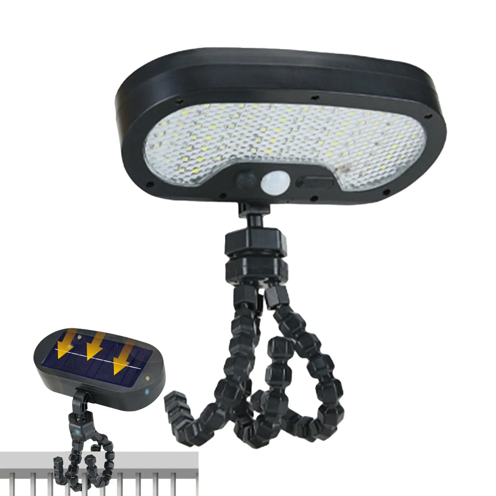 Motion Sensor Solar Lights Waterproof Fence Lighting Solar Security Lights With Flexible Octopus Tripod For Patio Garden Deck
Motion Sensor Solar Lights Waterproof Fence Lighting Solar Security Lights With Flexible Octopus Tripod For Patio Garden Deck