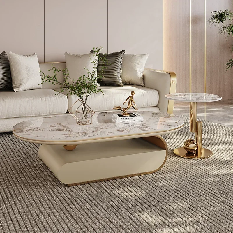 Rock plate light luxury coffee table advanced sense modern simplicity home intention living room designer oval coffee table new
Rock plate light luxury coffee table advanced sense modern simplicity home intention living room designer oval coffee table new