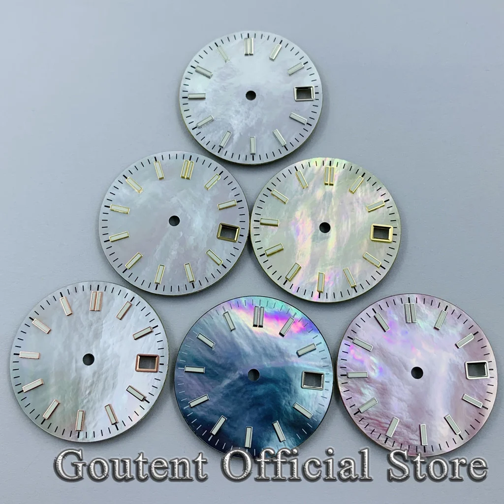 Goutent 28.5mm Green Luminous Sterile Watch Dial Fit NH34 NH35 Automatic Movement Fit 3 O'Clock Crown 3.8 O'Clock Crown
Goutent 28.5mm Green Luminous Sterile Watch Dial Fit NH34 NH35 Automatic Movement Fit 3 O'Clock Crown 3.8 O'Clock Crown