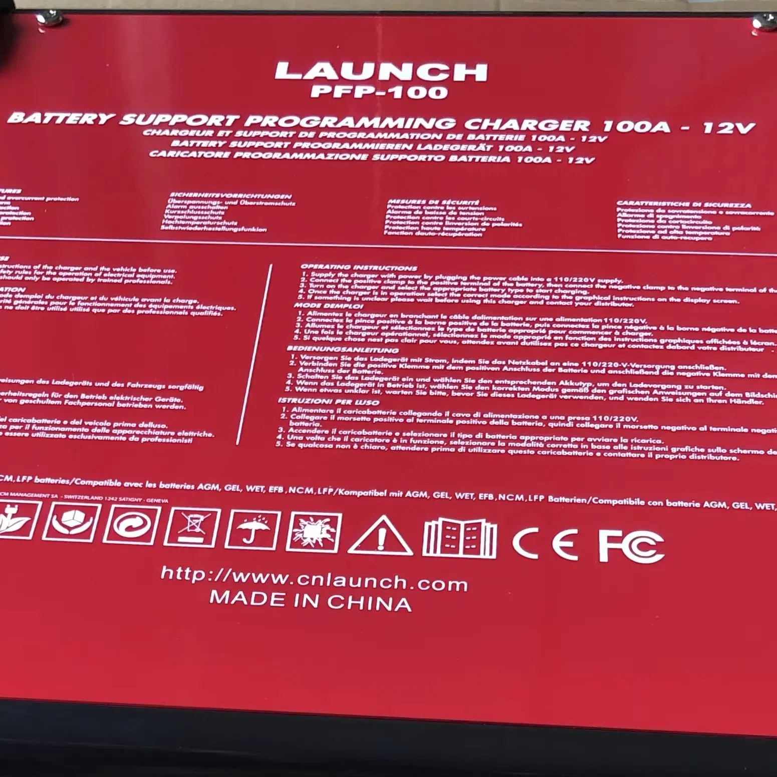 Блок питания для программирования кодирования ЭБУ и зарядное устройство для аккумулятора PFP100 Программирование Flash Power Launch PFP-100 
Блок питания для программирования кодирования ЭБУ и зарядное устройство для аккумулятора PFP100 Программирование Flash Power Launch PFP-100