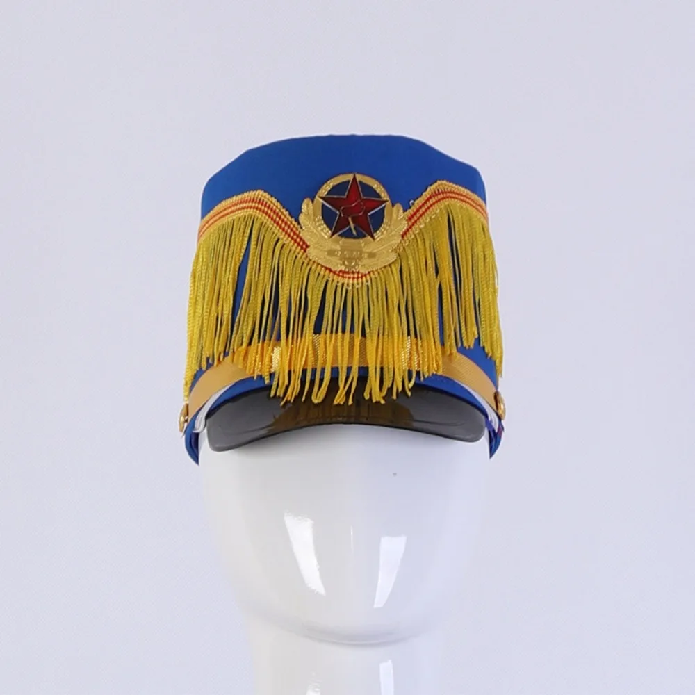 Stylish Drummer Hat Striped Marching Band Guard Parade Cap Nutcrackers-hat Halloween Theme
Stylish Drummer Hat Striped Marching Band Guard Parade Cap Nutcrackers-hat Halloween Theme