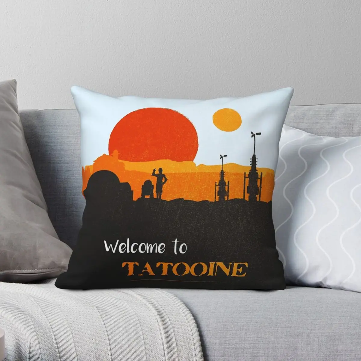 Welcome To Tatooine Square Pillowcase Polyester Linen Velvet Printed Zip Decorative Pillow Case Sofa Seater Cushion Cover
Welcome To Tatooine Square Pillowcase Polyester Linen Velvet Printed Zip Decorative Pillow Case Sofa Seater Cushion Cover