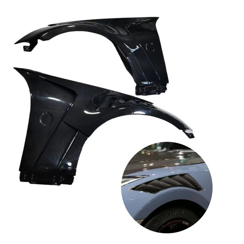 For Nissan 350Z Z33 Front & Side Carbon Fiber Fibre Car Fenders Custom Vents Fit for Optimal Styling
For Nissan 350Z Z33 Front & Side Carbon Fiber Fibre Car Fenders Custom Vents Fit for Optimal Styling