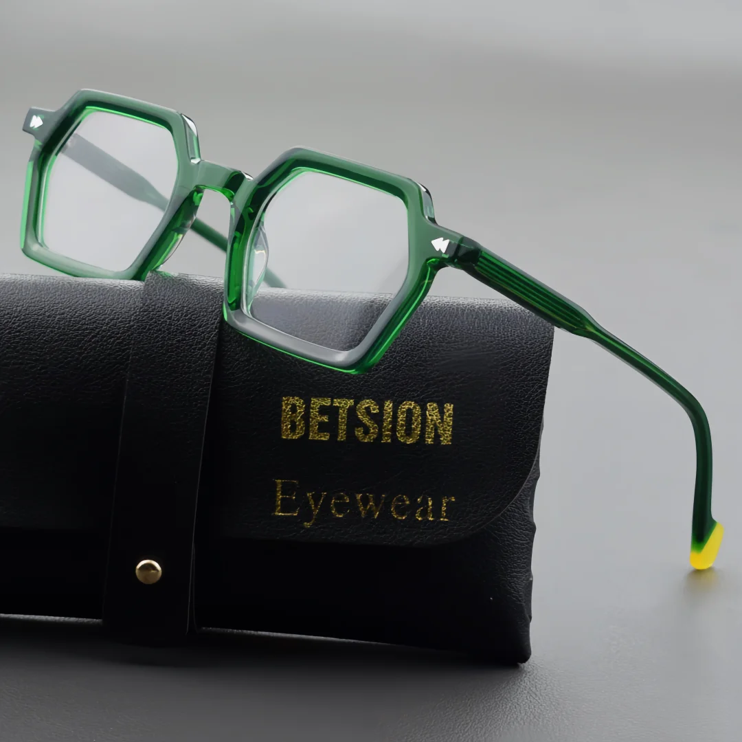 BETSION Trendy Acetate Square Eyeglasses Frame Retro Thick Frame Eyewear Men and Women Fashion Spectacles Everyday Use #23201
BETSION Trendy Acetate Square Eyeglasses Frame Retro Thick Frame Eyewear Men and Women Fashion Spectacles Everyday Use #23201