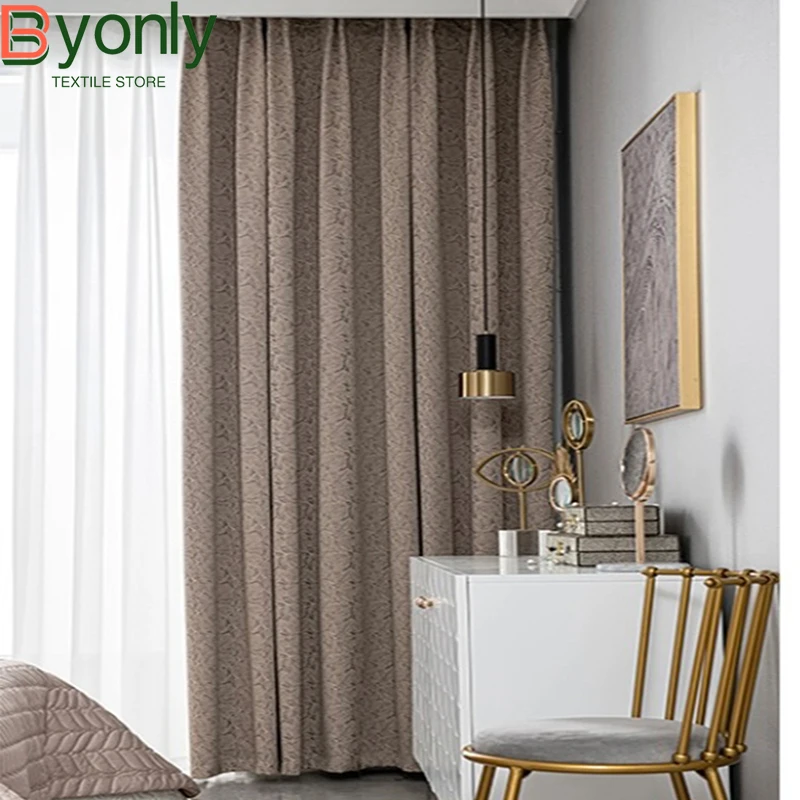 French Milk Tea Color Lace Leaf Jacquard Shading Ins Japanese Cotton Leprosy Curtains for Living Dining Room Bedroom
French Milk Tea Color Lace Leaf Jacquard Shading Ins Japanese Cotton Leprosy Curtains for Living Dining Room Bedroom