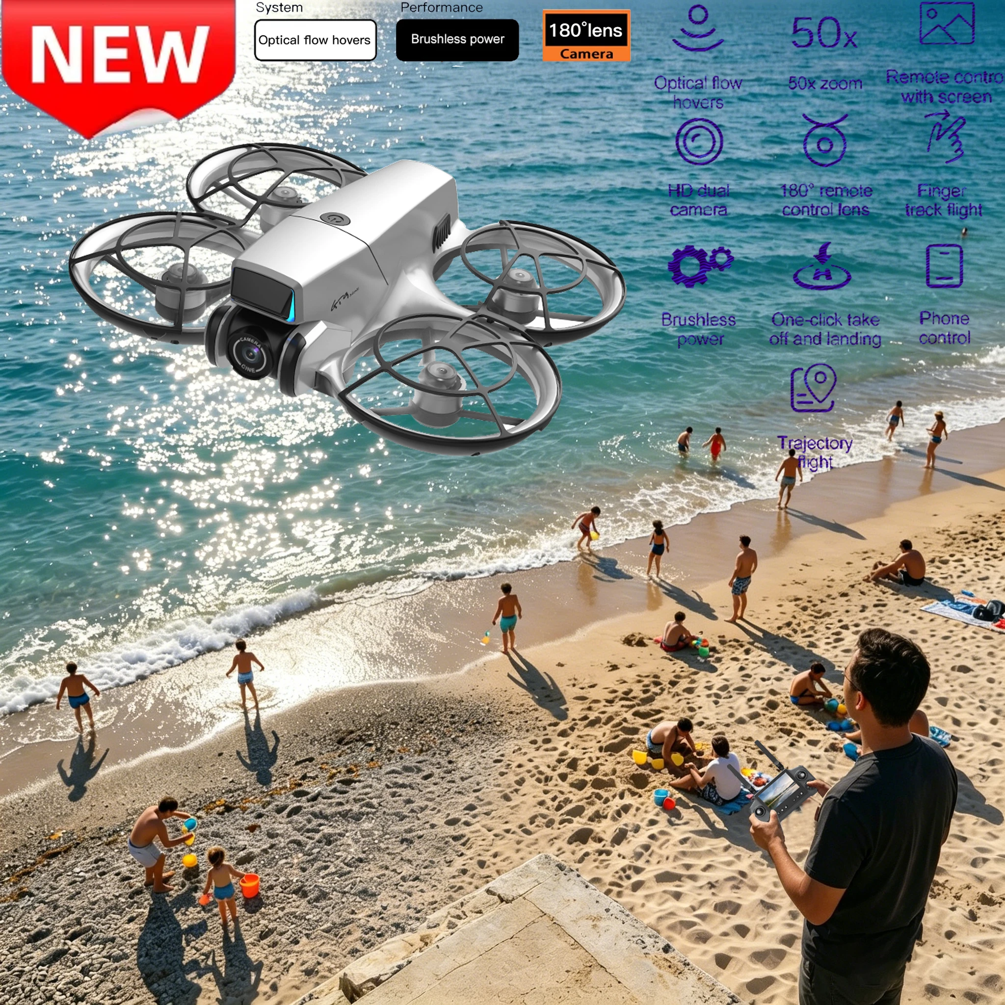 Upgrade GT9 FPV Drone 4.3" Screen 2.4G Infrared obstacle avoidance EIS Anti-Shake Optical Flow WiFi RC Quadcopter For child Toy
Upgrade GT9 FPV Drone 4.3" Screen 2.4G Infrared obstacle avoidance EIS Anti-Shake Optical Flow WiFi RC Quadcopter For child Toy
