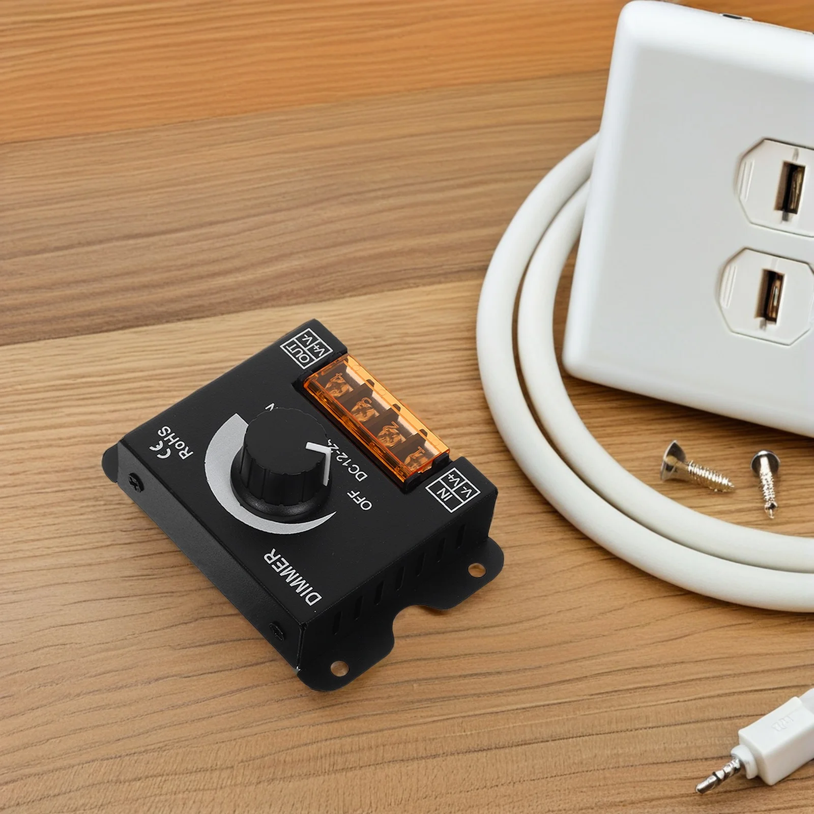 Controller Dimming LED with Knob Light Regulator Dimmers for Lights Brightness Adjuster Black Adjustment
Controller Dimming LED with Knob Light Regulator Dimmers for Lights Brightness Adjuster Black Adjustment
