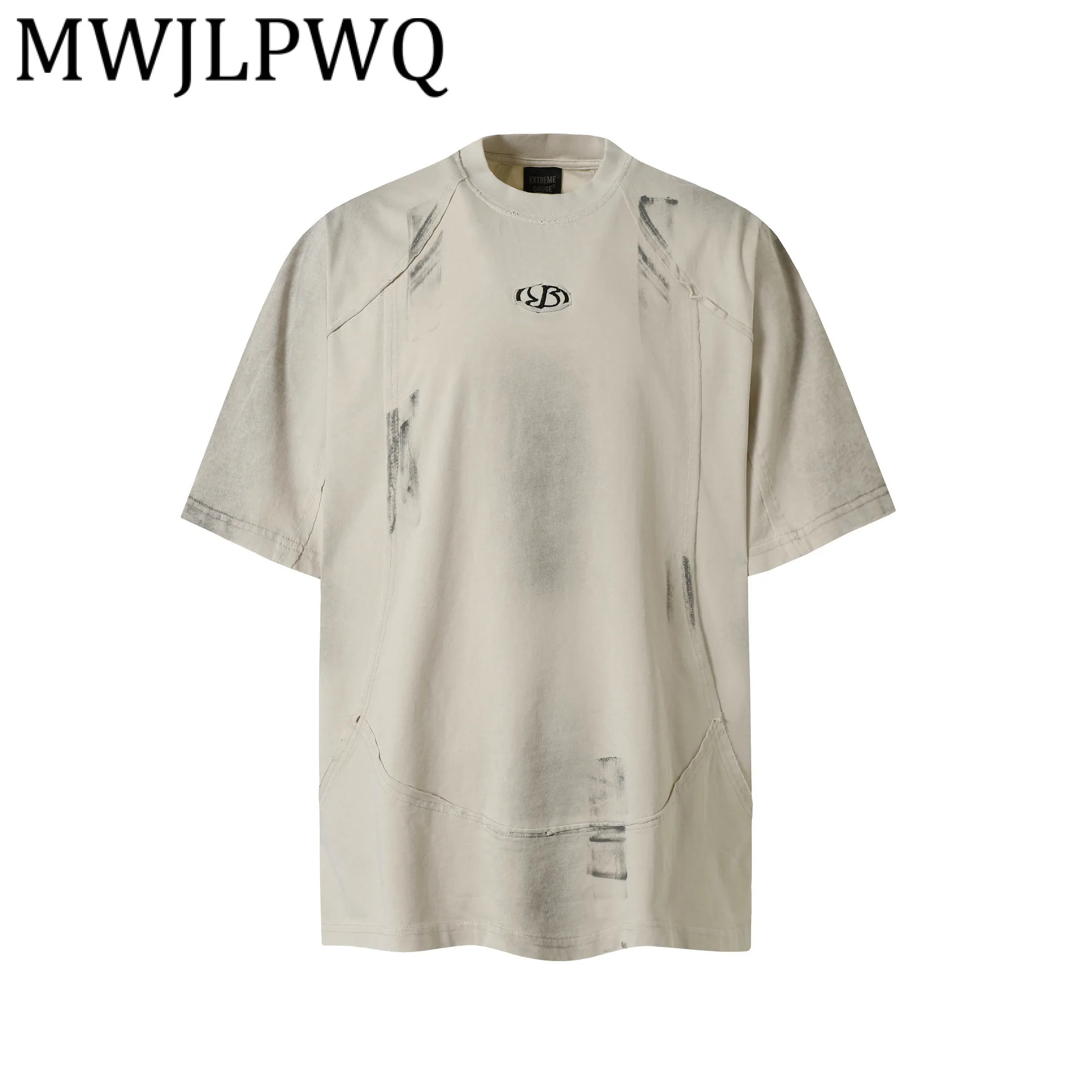 MWJLPWQ Футболка с короткими рукавами в американском уличном стиле, стираный тяжелый дизайн с вышивкой, мужские топы, модные, лето 2024, 12565
MWJLPWQ Футболка с короткими рукавами в американском уличном стиле, стираный тяжелый дизайн с вышивкой, мужские топы, модные, лето 2024, 12565