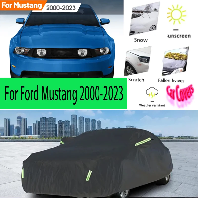 For Ford Mustang 2000-2023 2020 2021 2022 Full Car Covers Outdoor Sun Anti UV Rain Snow Dust Protection Oxford Cloth Accessories
For Ford Mustang 2000-2023 2020 2021 2022 Full Car Covers Outdoor Sun Anti UV Rain Snow Dust Protection Oxford Cloth Accessories